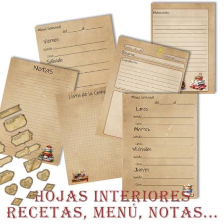 Interior Recetario CookBook