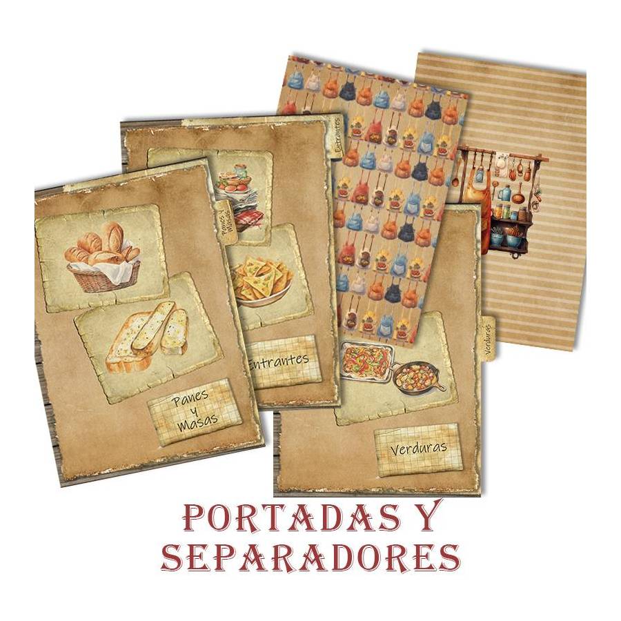 Separadores Recetario CookBook