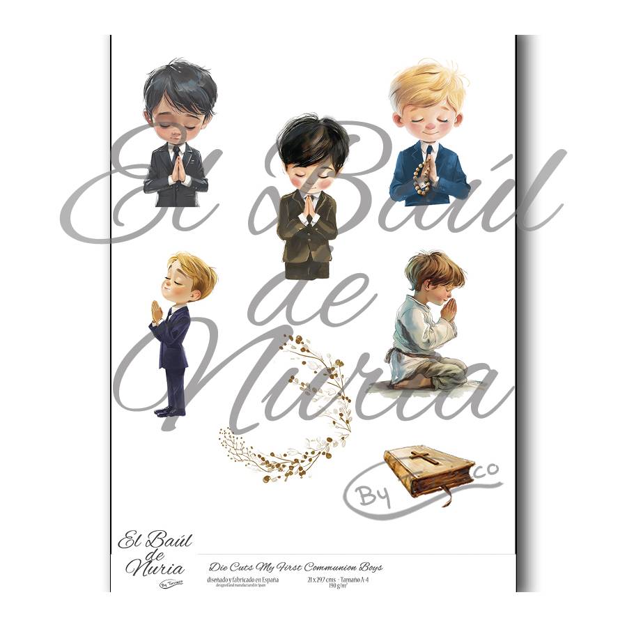 Die Cuts "My first communion Boys"