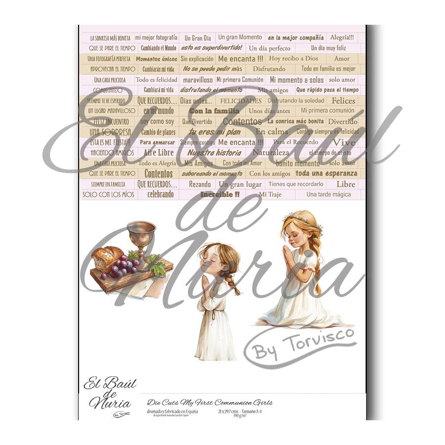 Die Cuts "My first communion Girls"