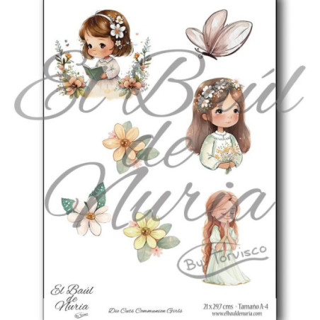 Die Cuts Communion Girls