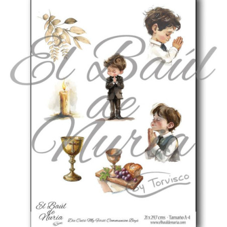 Die Cuts My first communion Boys