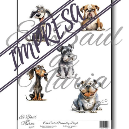 Die Cuts "Friendly Dogs"