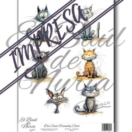 Die Cuts "Friendly Cats"