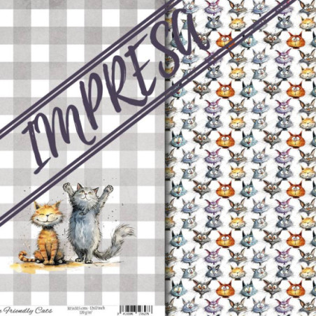 Vellum "Friendly Cats"