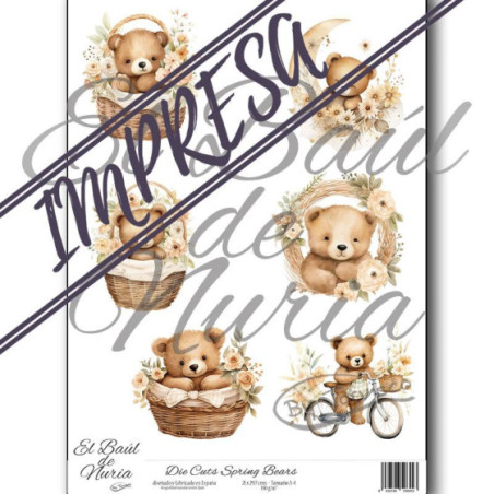 Die Cuts "Spring Bears"