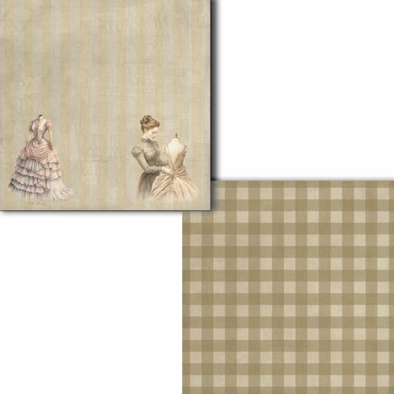 Colección scrapbooking "Victorian Sewing"