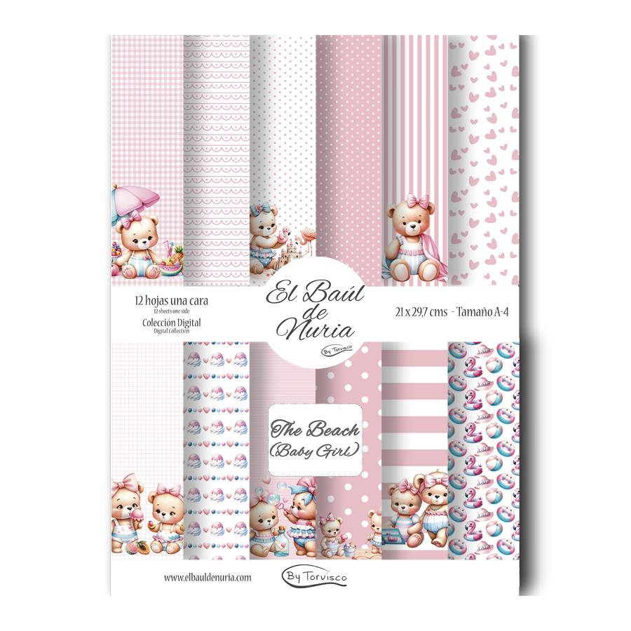 Colección scrapbooking The Beach (Baby Girl)