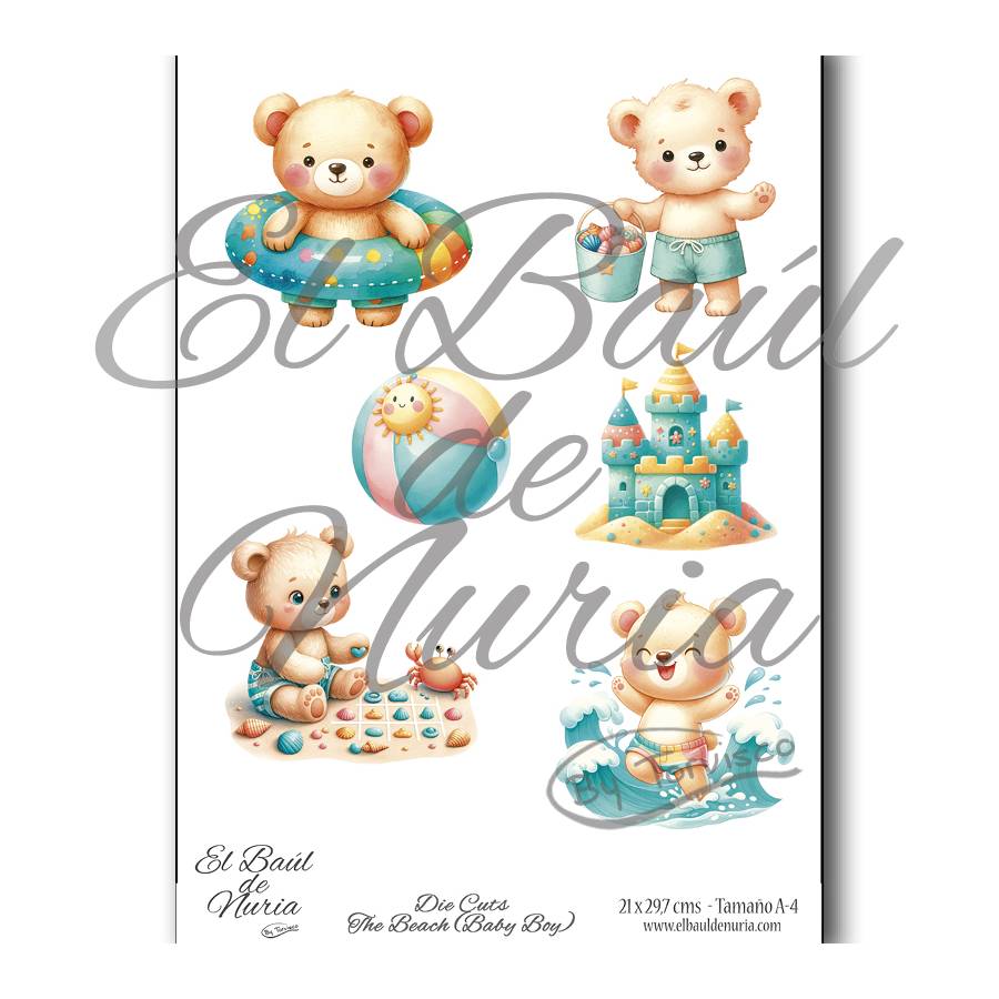 Die Cuts scrapbooking The Beach (Baby Boy)