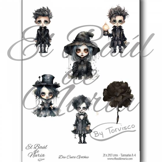 Die Cuts scrapbooking Gothic