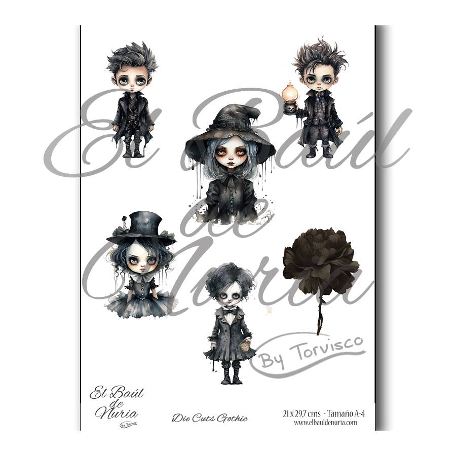 Die Cuts scrapbooking Gothic