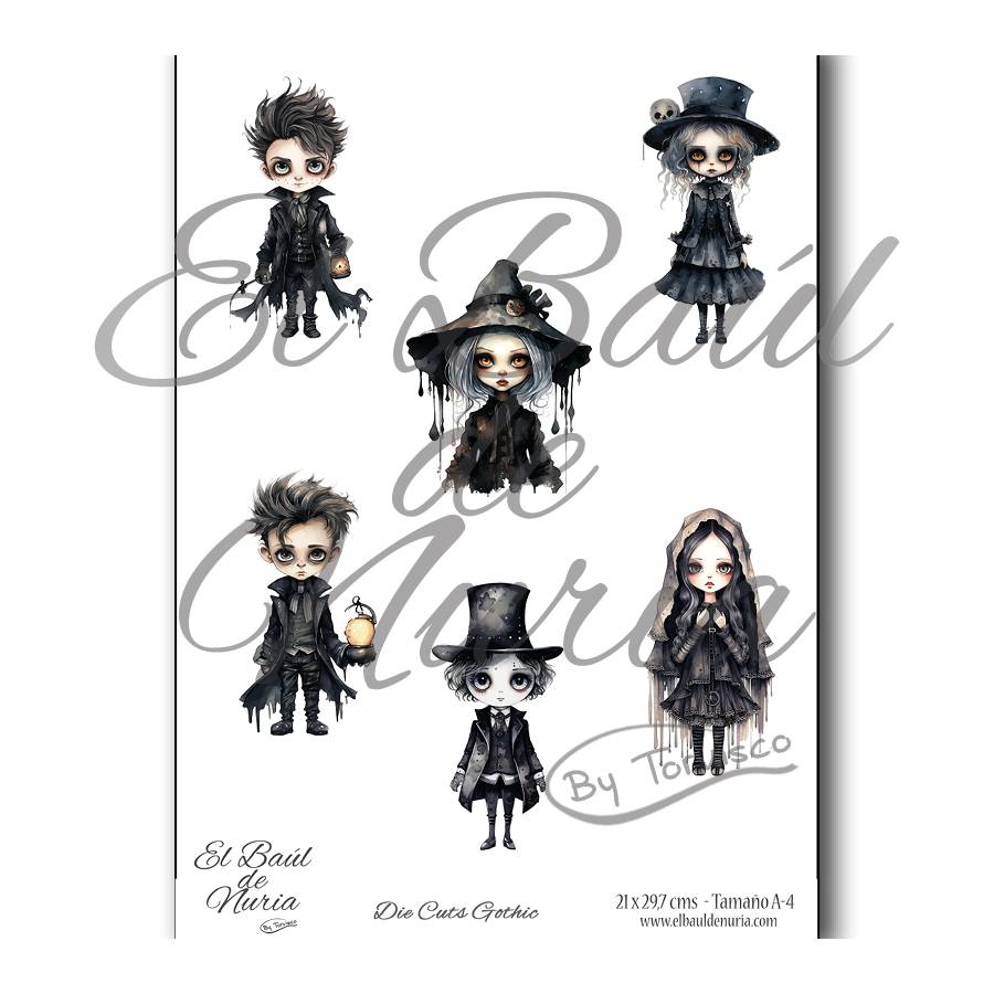 Die Cuts scrapbooking Gothic