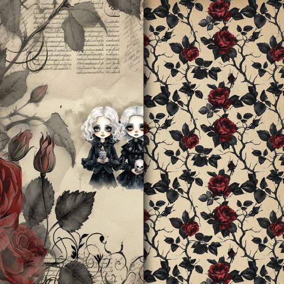 Colección scrapbooking Gothic