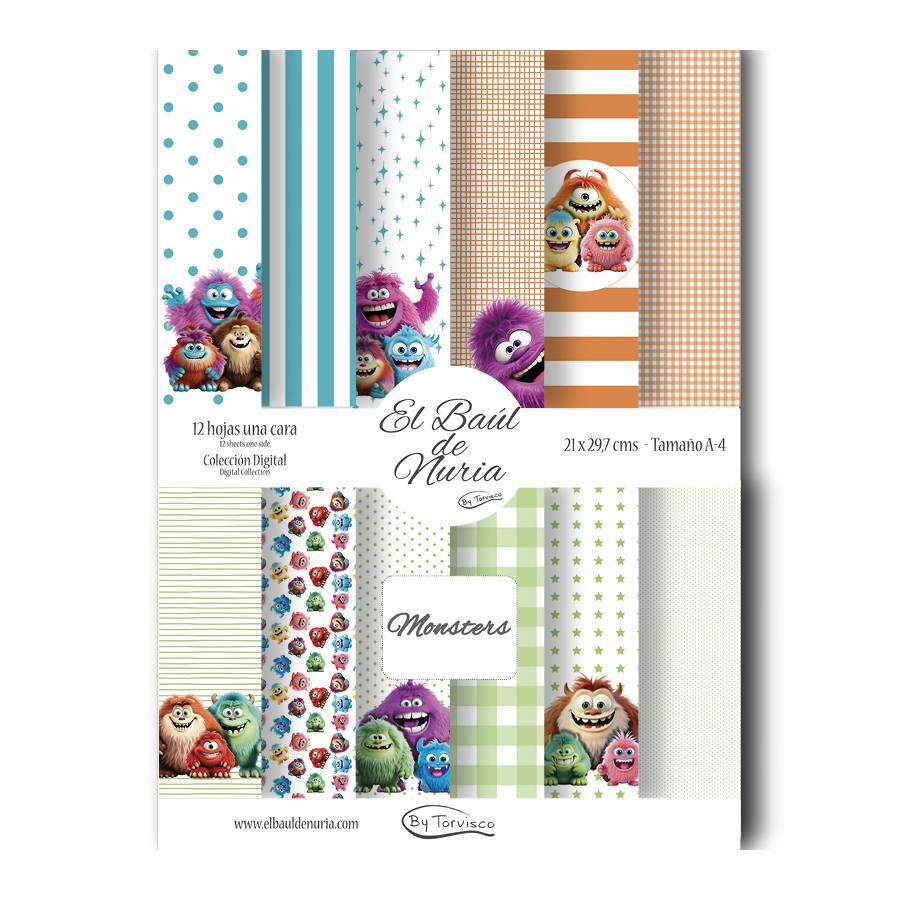 Colección scrapbooking Monsters