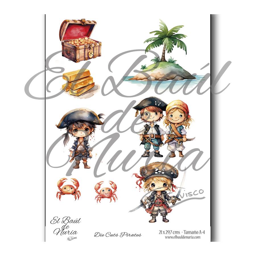 Die Cuts scrapbooking Pirates