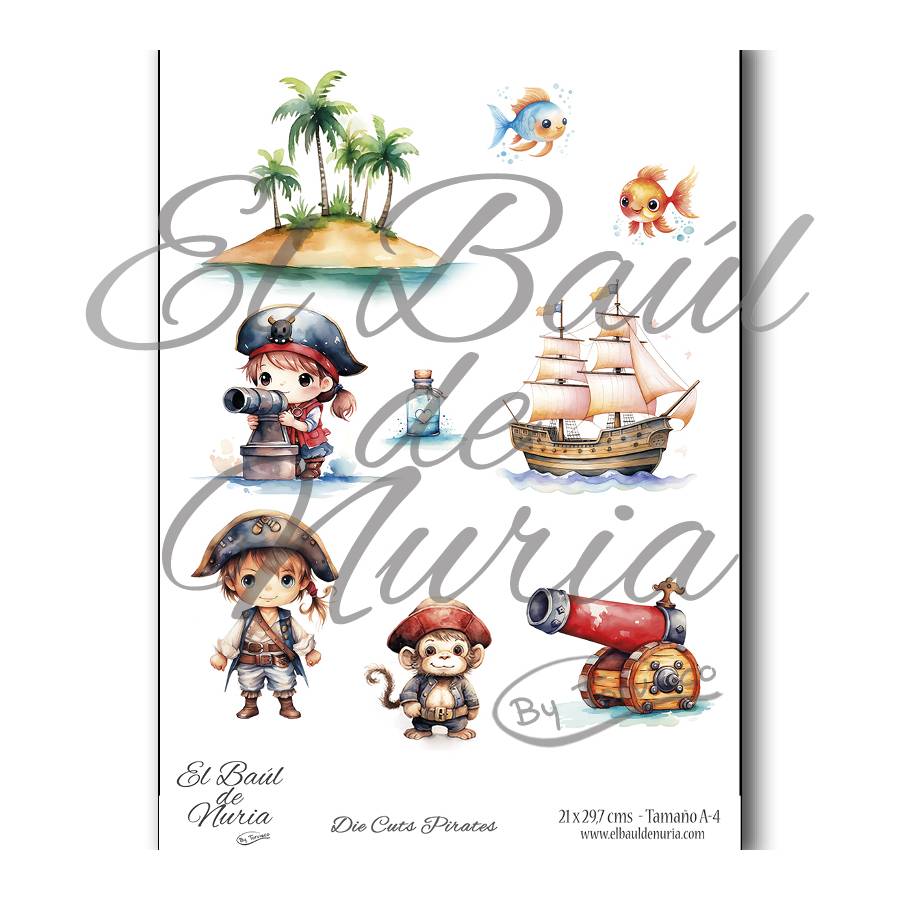 Die Cuts scrapbooking Pirates