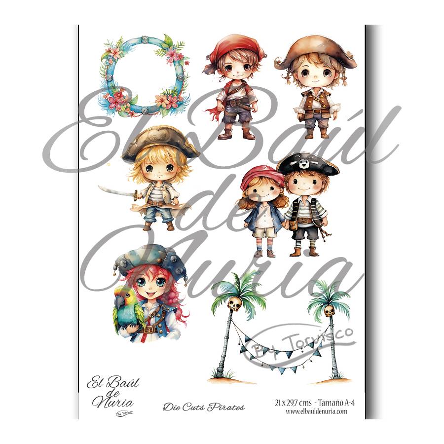 Die Cuts scrapbooking Pirates