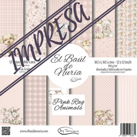 Colección "Pink Rag Animals"