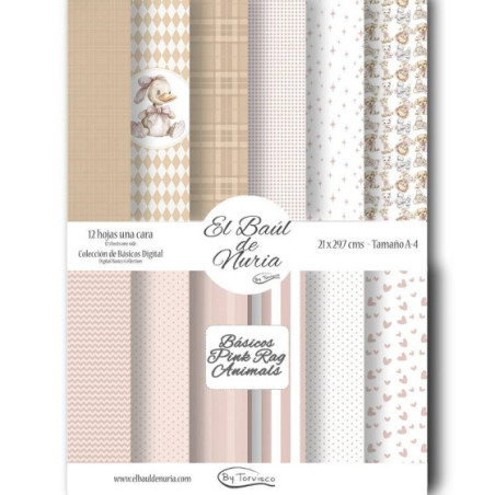 Básicos Pink Rag Animals