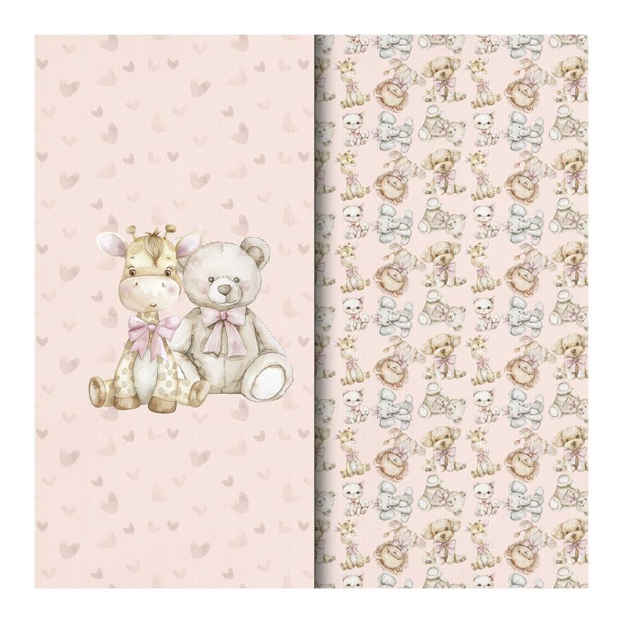 Colección scrapbooking Pink Rag Animals