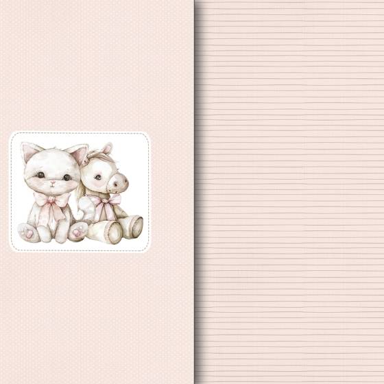 Colección scrapbooking Pink Rag Animals