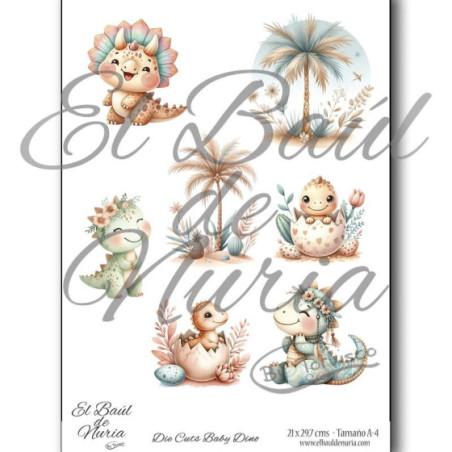 Die Cuts Baby Dino