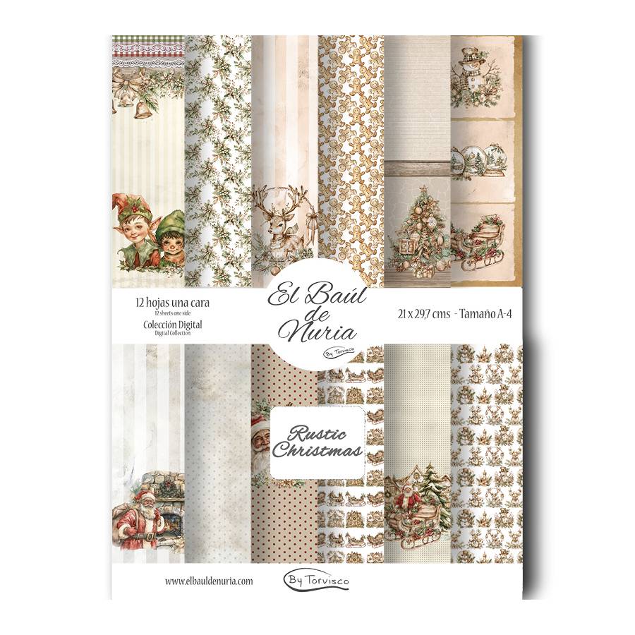 Colección scrapbooking Rustic Christmas