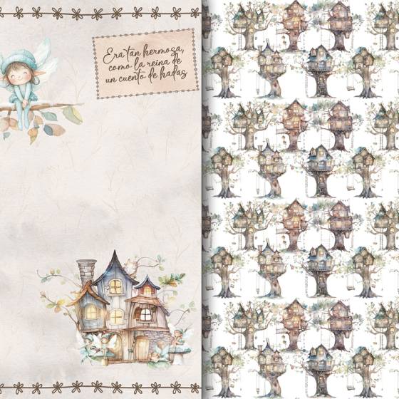 Colección scrapbooking Enchanted Forest