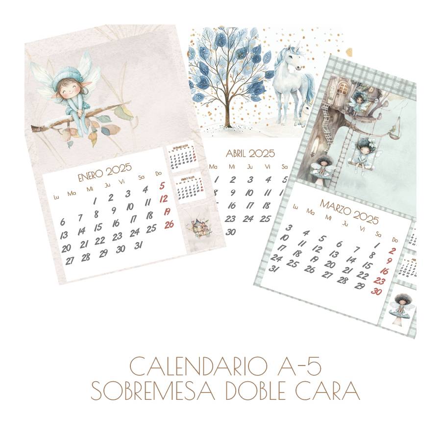 Calendario A-5 Enchanted Forest