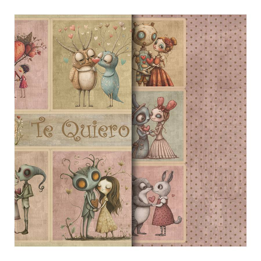 Colección scrapbooking Quirky Love