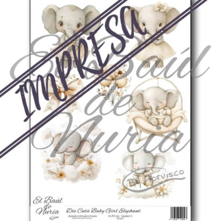 Die Cuts "Baby Girl Elephant"