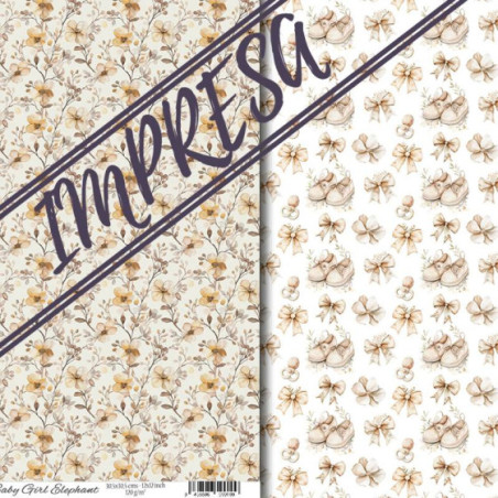 Vellum "Baby Girl Elephant"