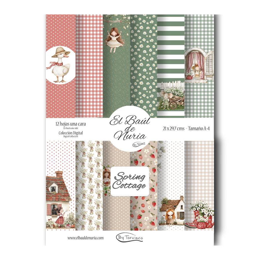 Colección scrapbooking Spring Cottage Colección scrapbooking Spring Cottage
