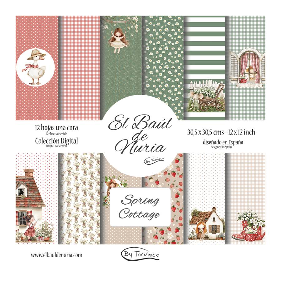 Colección scrapbooking Spring Cottage Colección scrapbooking Spring Cottage