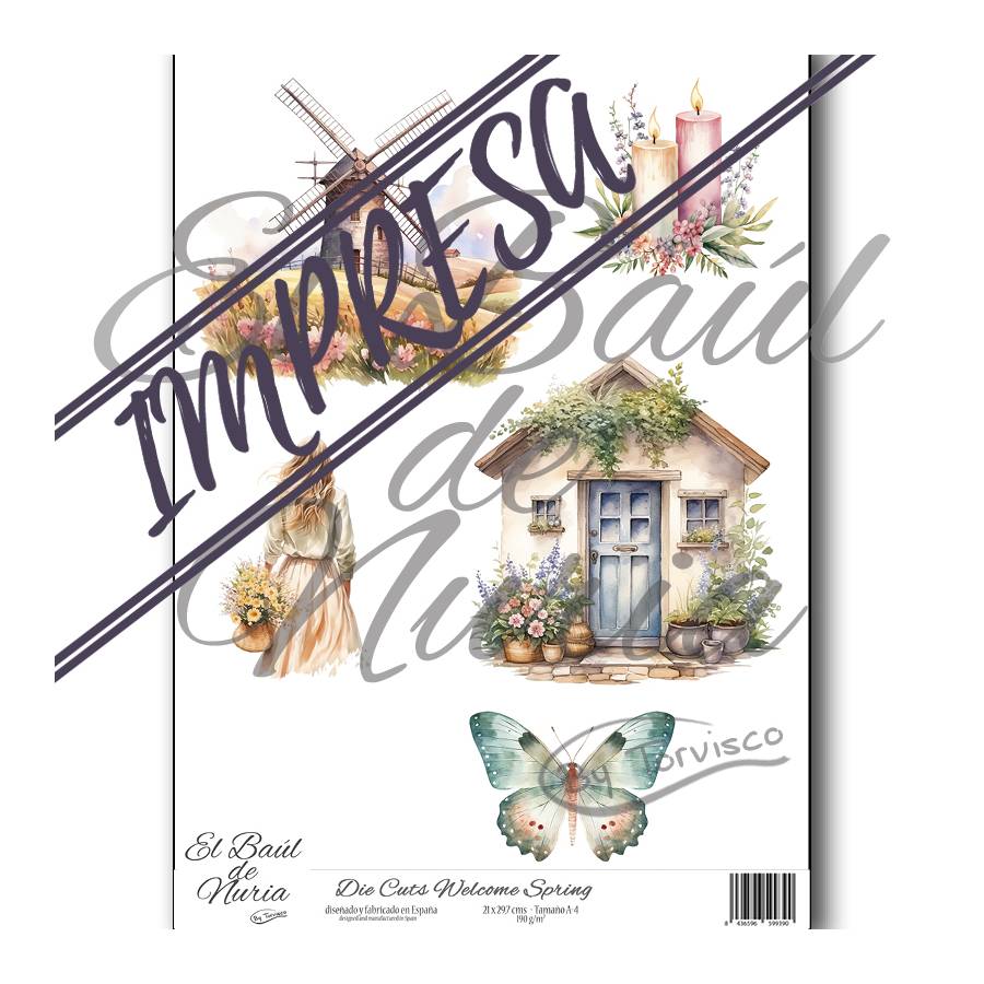Die Cuts "Welcome Spring" Die Cuts "Welcome Spring"