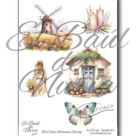Die Cuts Welcome Spring