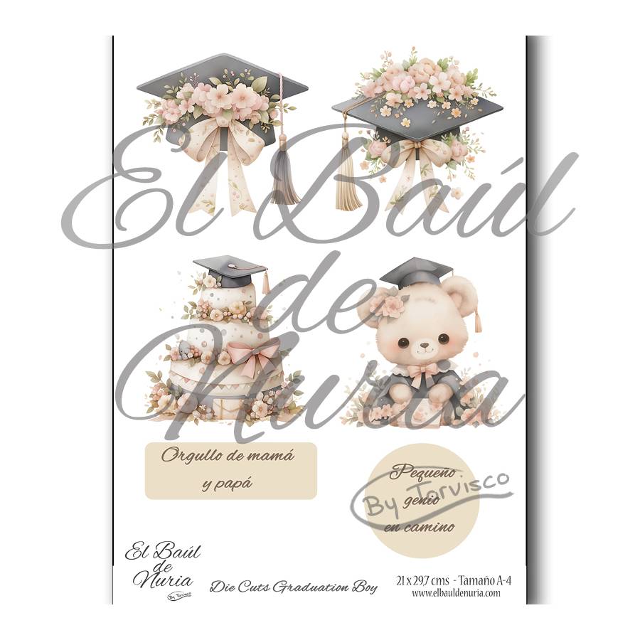 Die Cuts scrapbooking Graduation Boy
