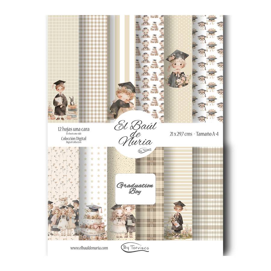 Colección scrapbooking Graduation Boy Colección scrapbooking Graduation Boy