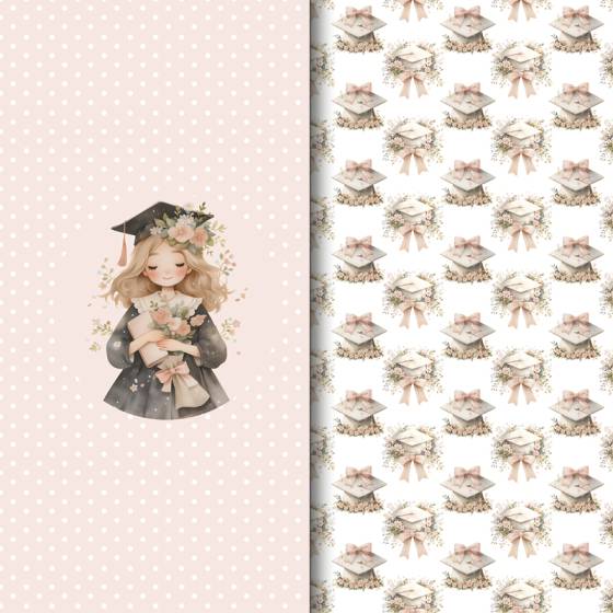 Colección scrapbooking Graduation Girl