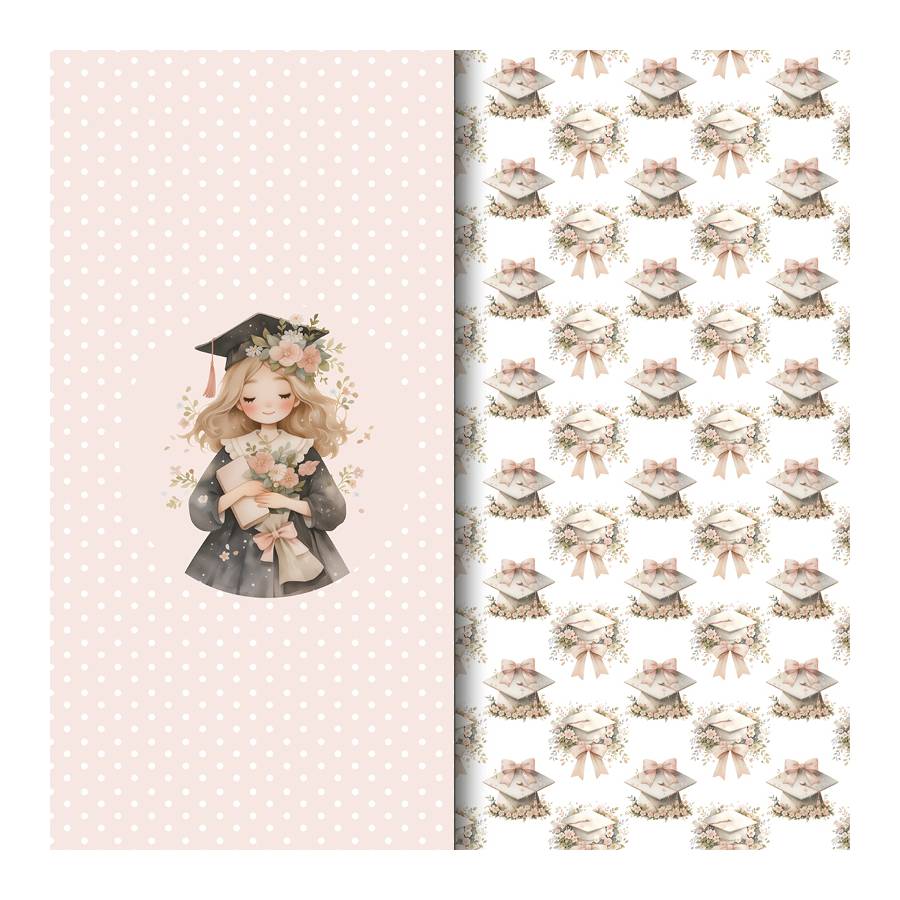 Colección scrapbooking Graduation Girl