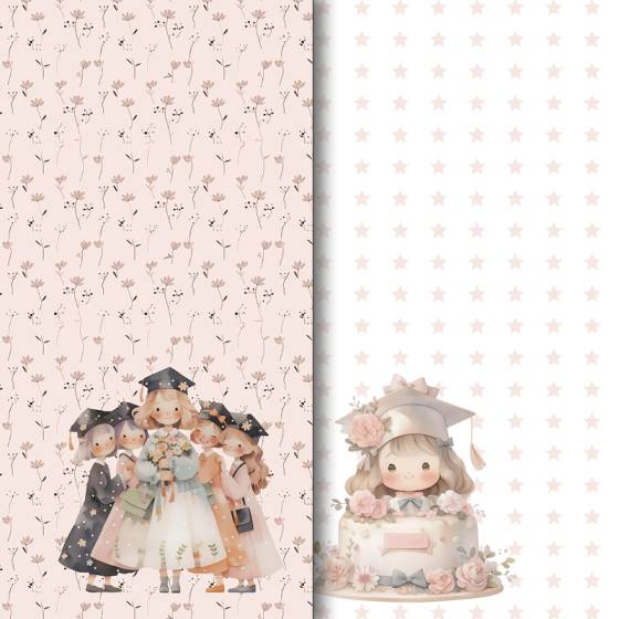 Colección scrapbooking Graduation Girl