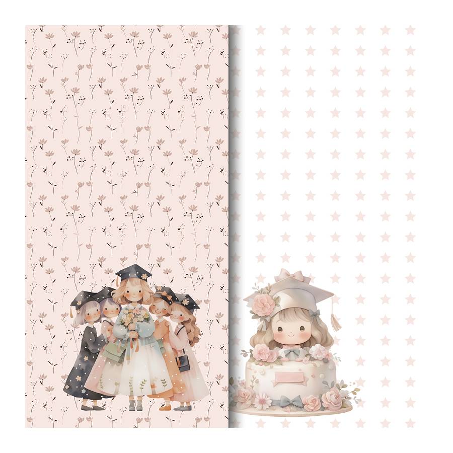Colección scrapbooking Graduation Girl