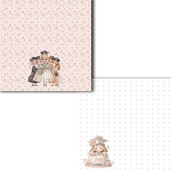 Colección scrapbooking digital Graduation Girl