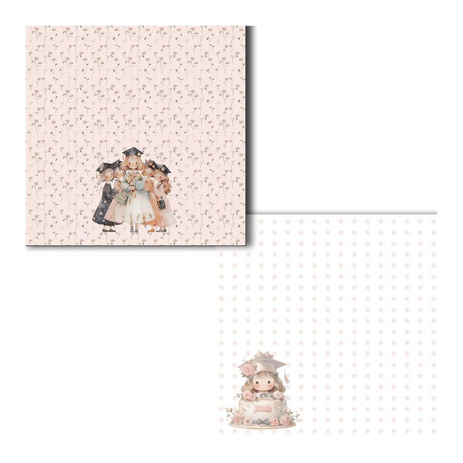 Colección scrapbooking digital Graduation Girl
