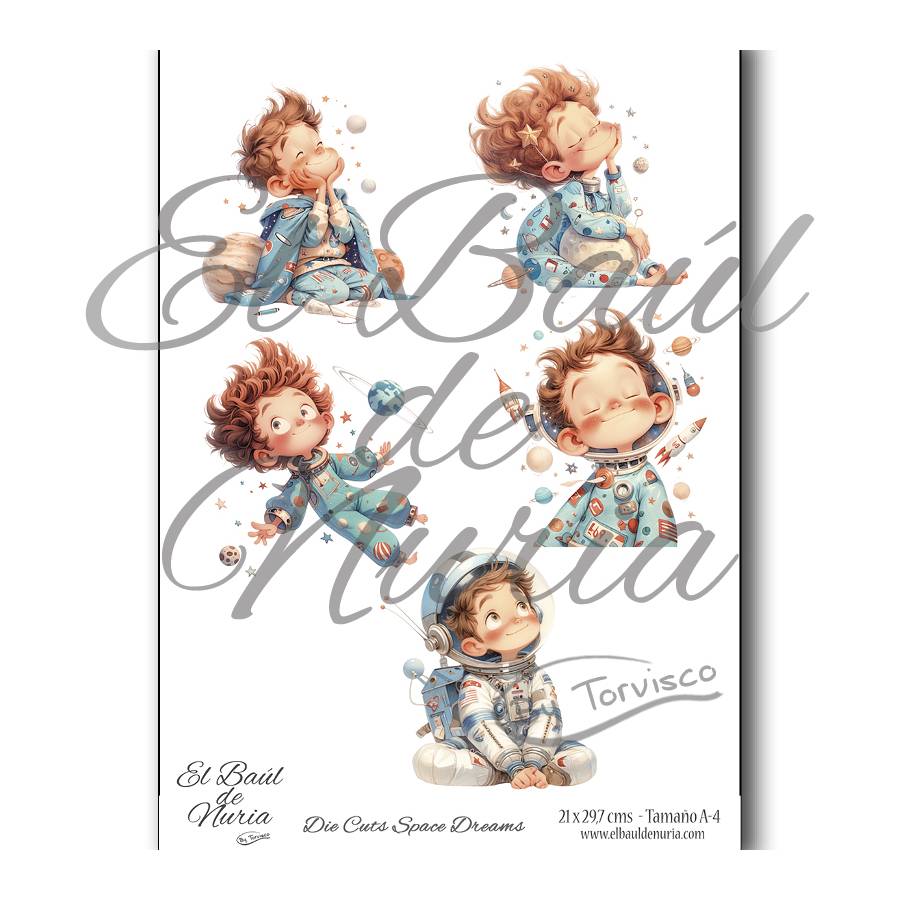 Die Cuts scrapbooking Space Dreams