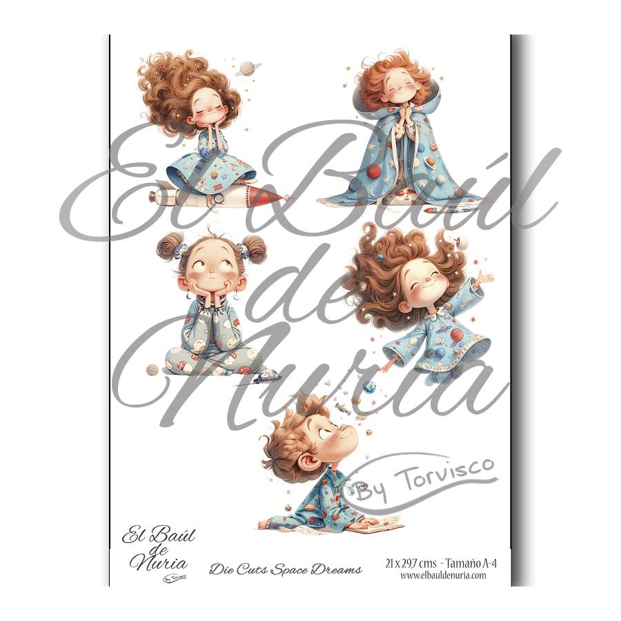 Die Cuts scrapbooking Space Dreams