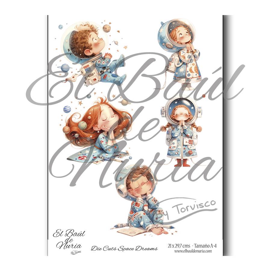 Die Cuts scrapbooking Space Dreams