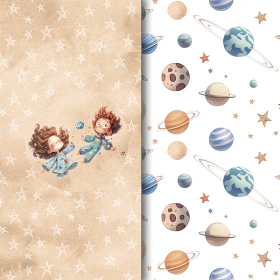 Colección scrapbooking Space Dreams