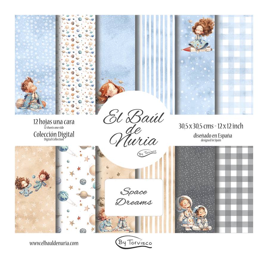 Colección scrapbooking Space Dreams Colección scrapbooking Space Dreams