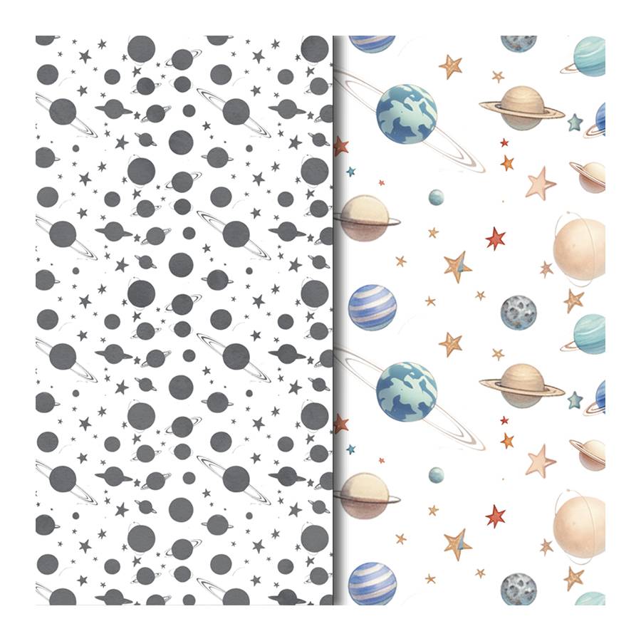Diseños Vellum scrapbooking Space Dreams